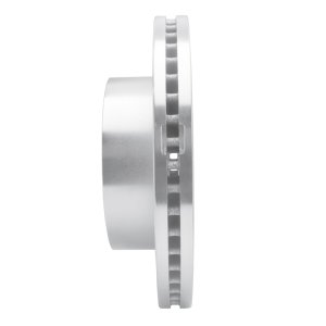 Nissan Titan XD Brake Rotor (1) - Front Left - R1 Concepts - Drilled & Slotted - Silver - `16-`24